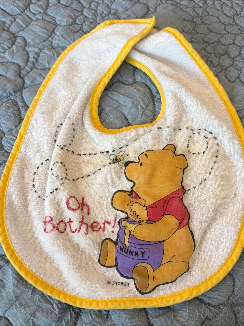 Vintage MULTIPLE Winnie the Pooh Bibs (6)